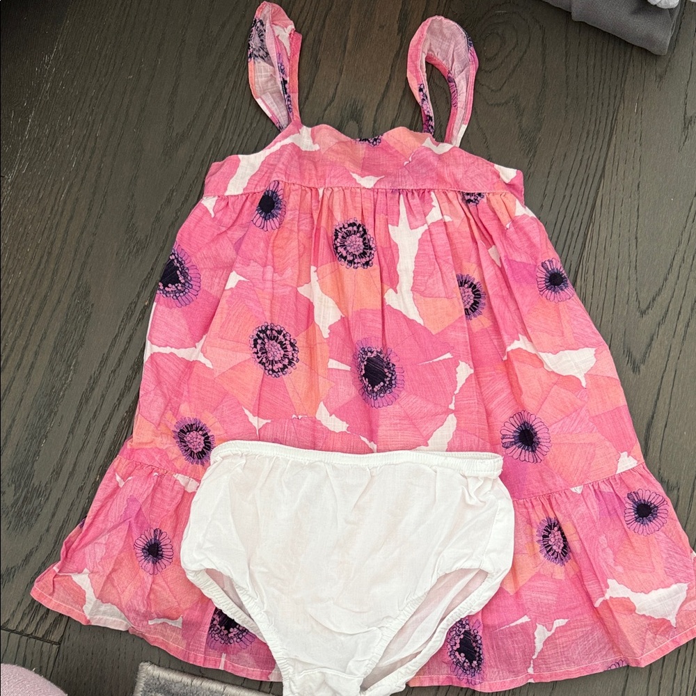 GAP Pink and Purple Toddler Dress